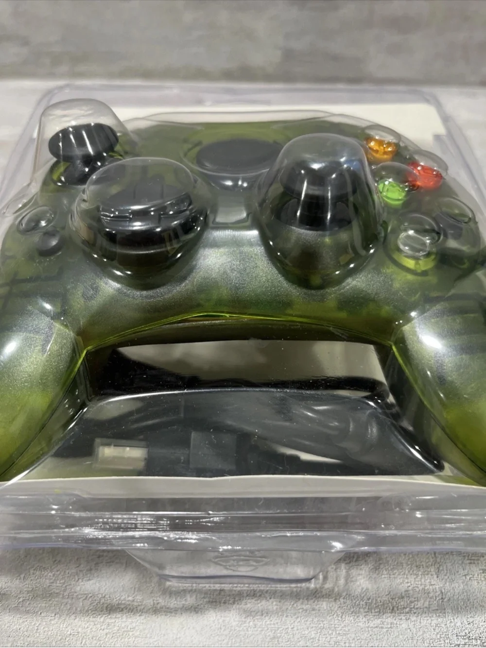 Wired Original Xbox S Type 3rd Party Green Translucent Controller